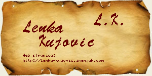 Lenka Kujović vizit kartica